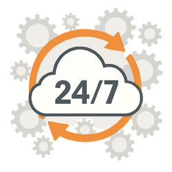 Microsolve has a resilient and available cloud-based support network