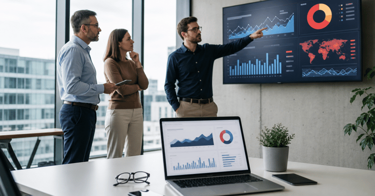 Australian SME owner reviewing ASD cyber threat figures for 2025-26