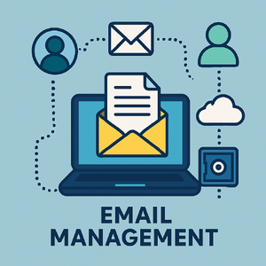 email management with real-time encryption, duplication and indexation