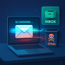 Microsolve's Premium Email Services scan incoming emails for viruses and spam to protect the customer's mailbox