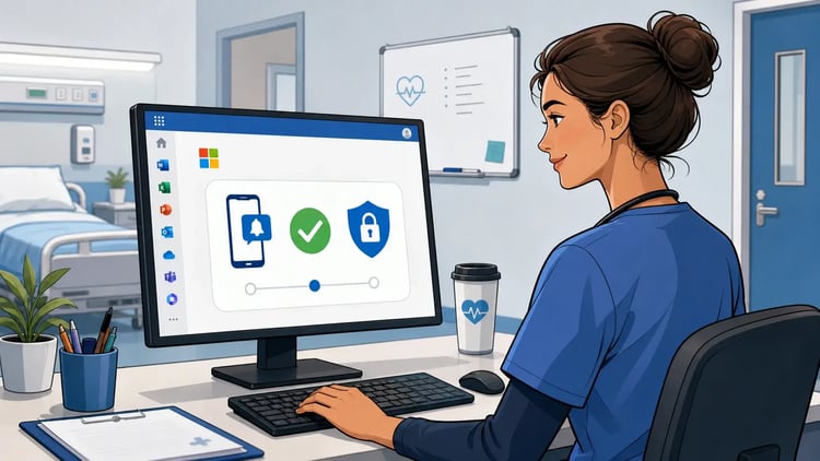 multifactor authentication protecting healthcare data