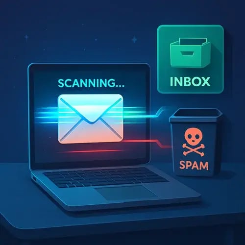 email scanning for spam