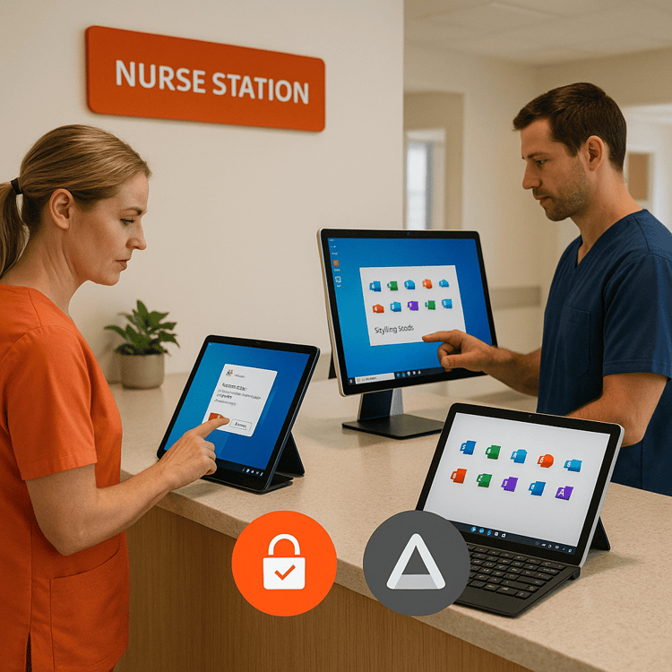 Securing shared devices with Microsoft 365 in Care situations