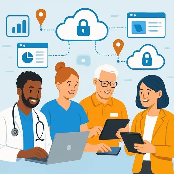 healthcare, aged care and professional services benefitted by local IT support