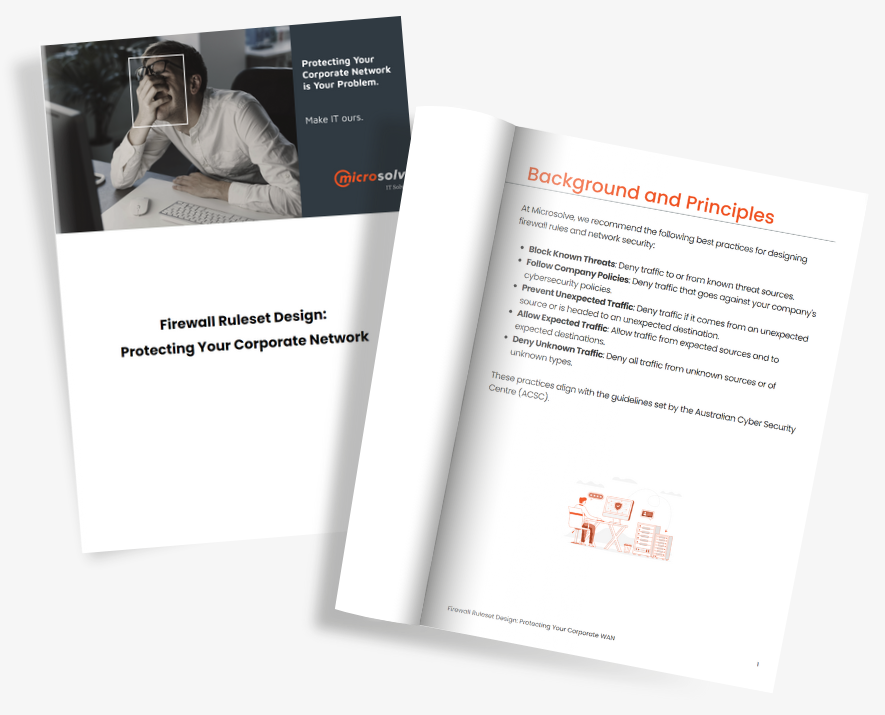 Protect Your Corporate Network - Microsolves Firewall Ruleset Design