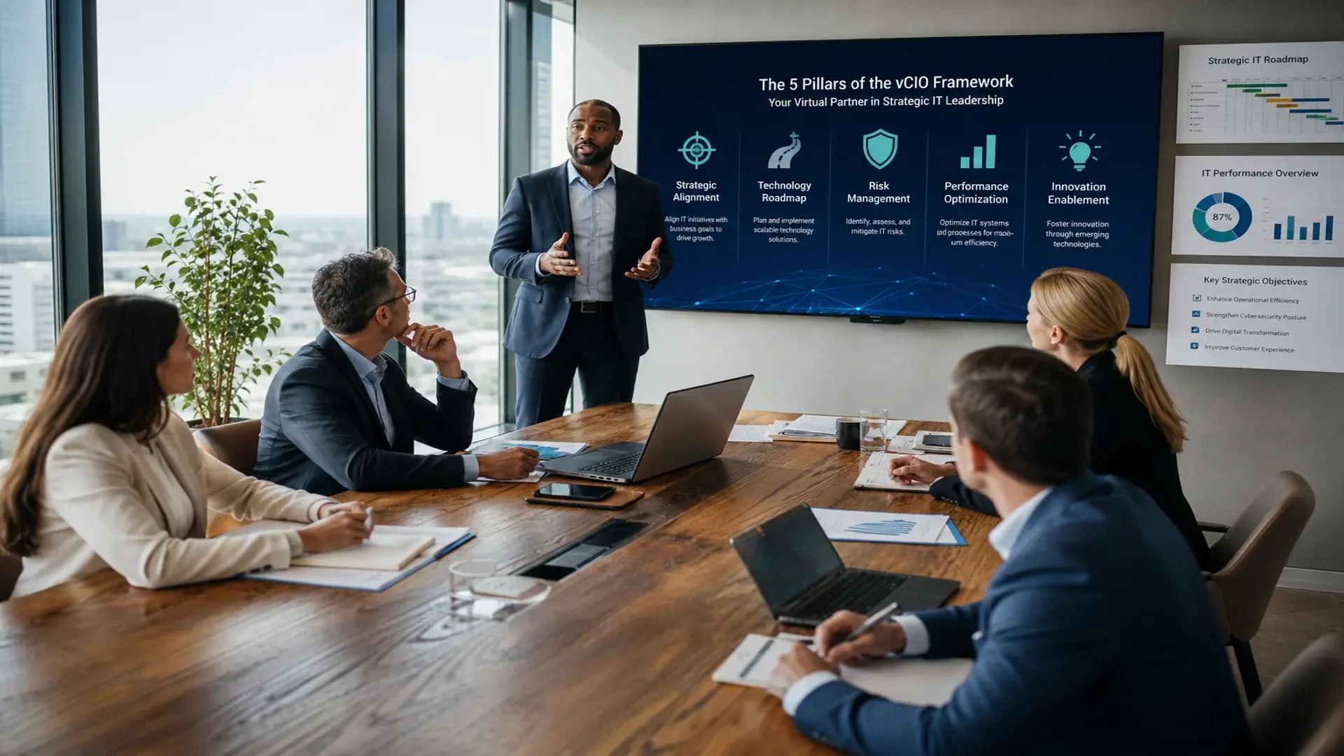 5 Pillars of vCIO framework to deliver strategic focus